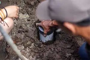 Recherche de fuite sur canalisation enterrée