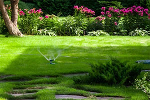 Recherche de fuite dans le jardin