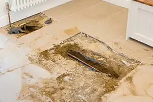 Recherche de fuite sous carrelage