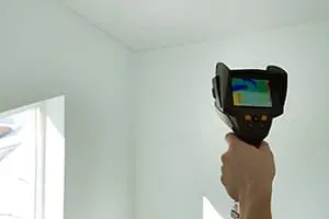 Recherche de fuite dans un mur