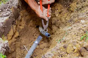 Recherche de fuite sur canalisation enterrée